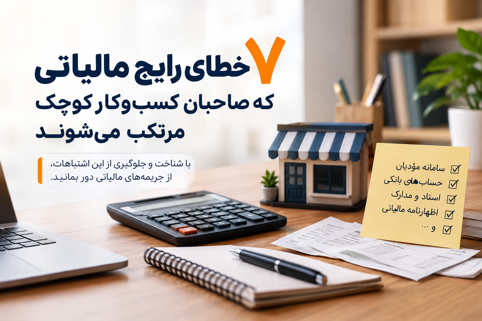 ۷ خطای رایج مالیاتی که صاحبان کسب‌وکار کوچک مرتکب می‌شوند